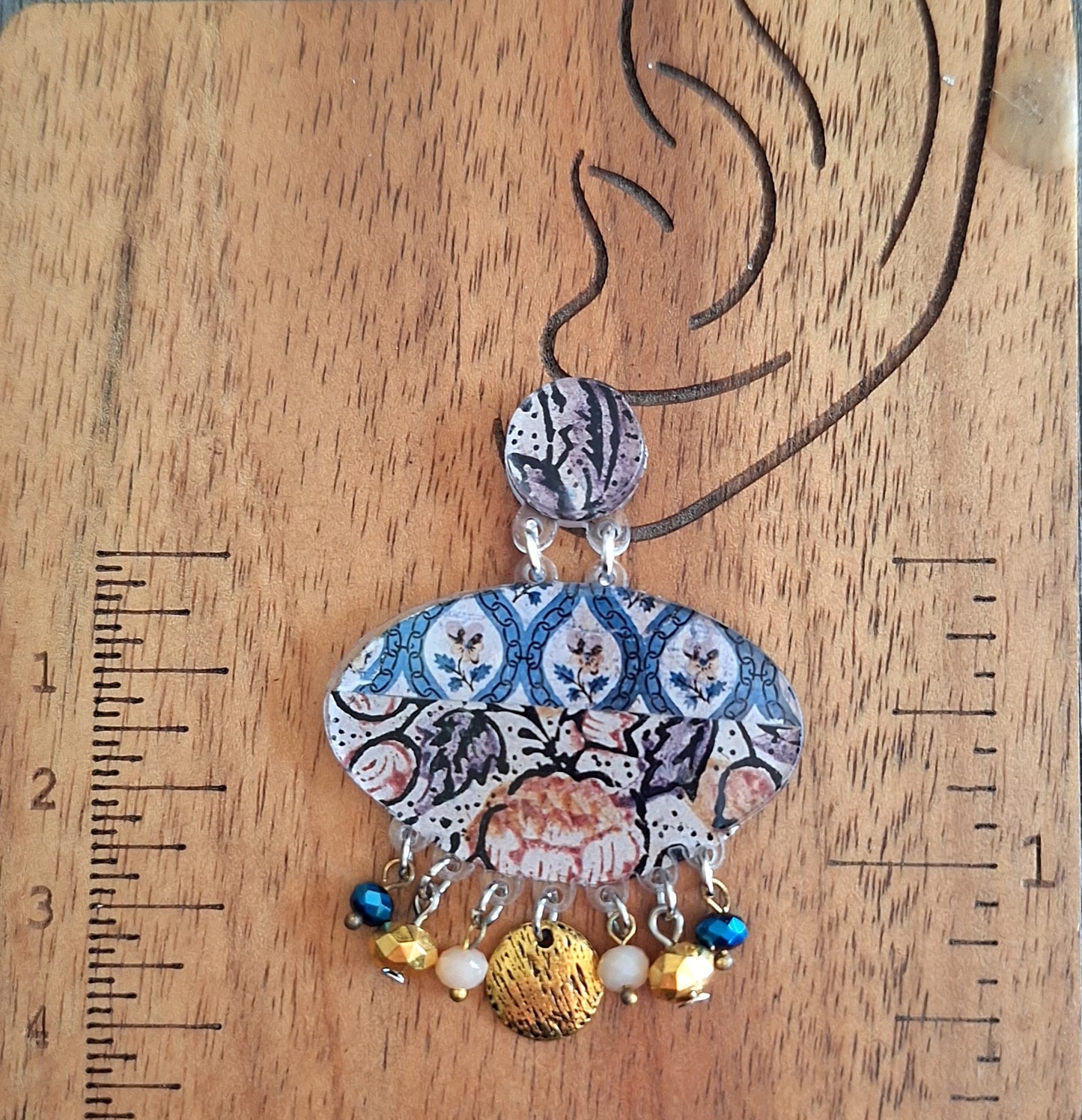 2524 large oval Earrings
