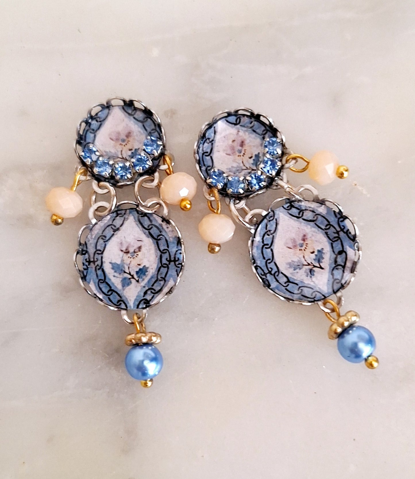 2527 Small double earrings