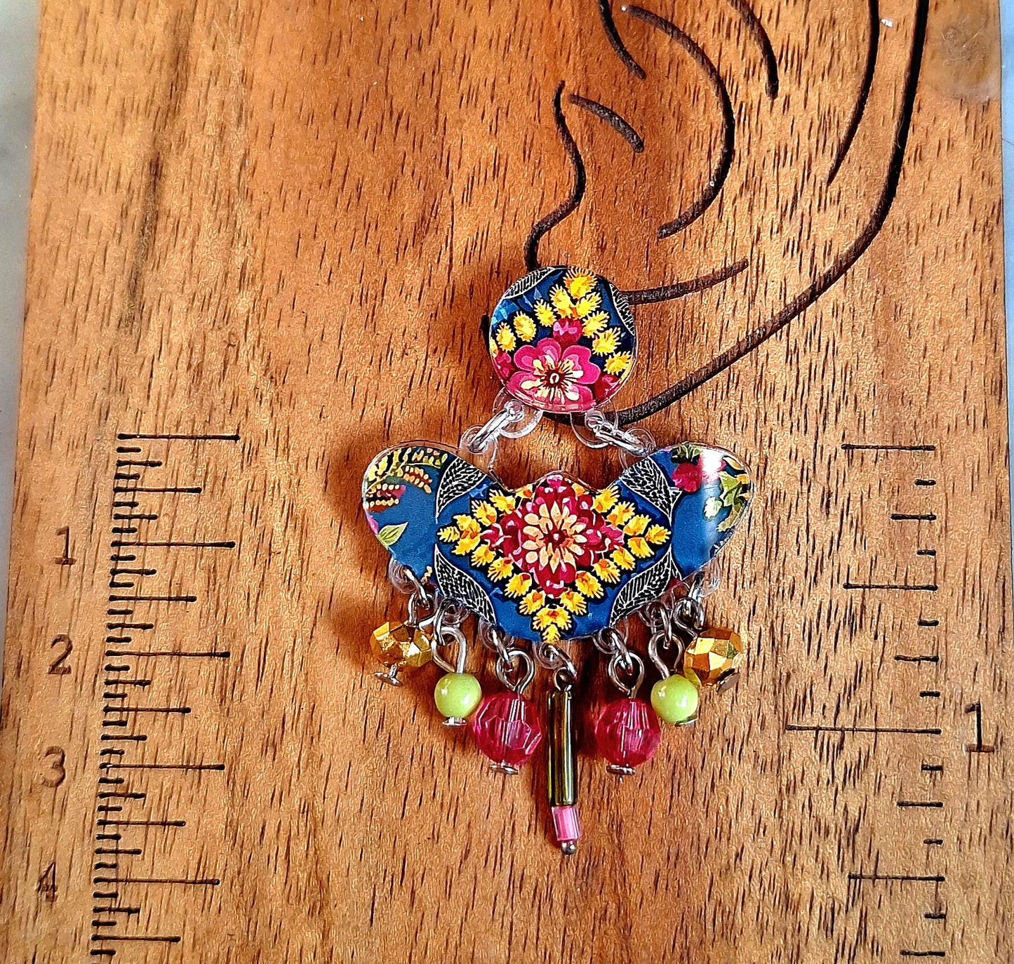 2529 Large boat earrings