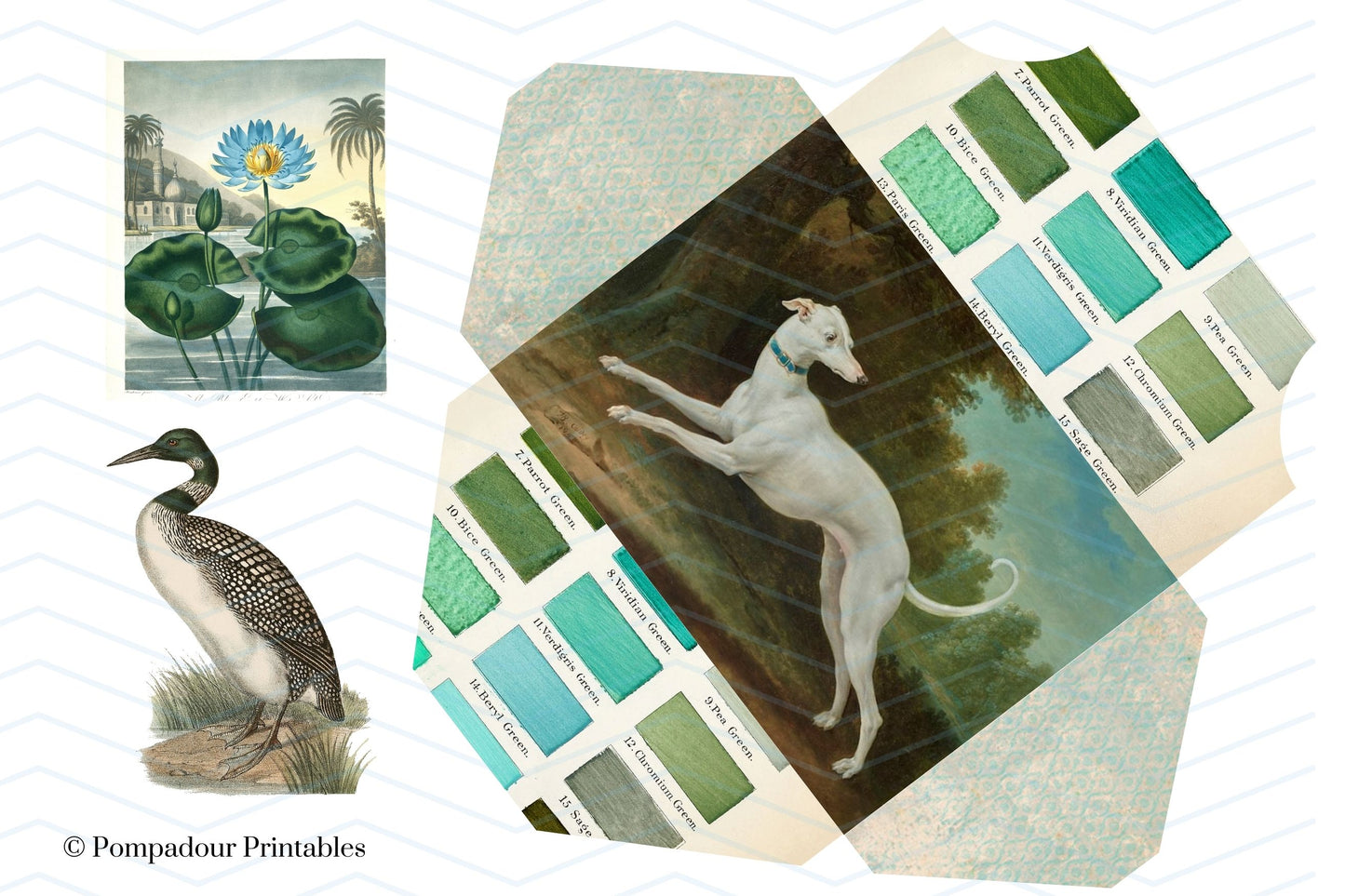 Green Ephemera Kit