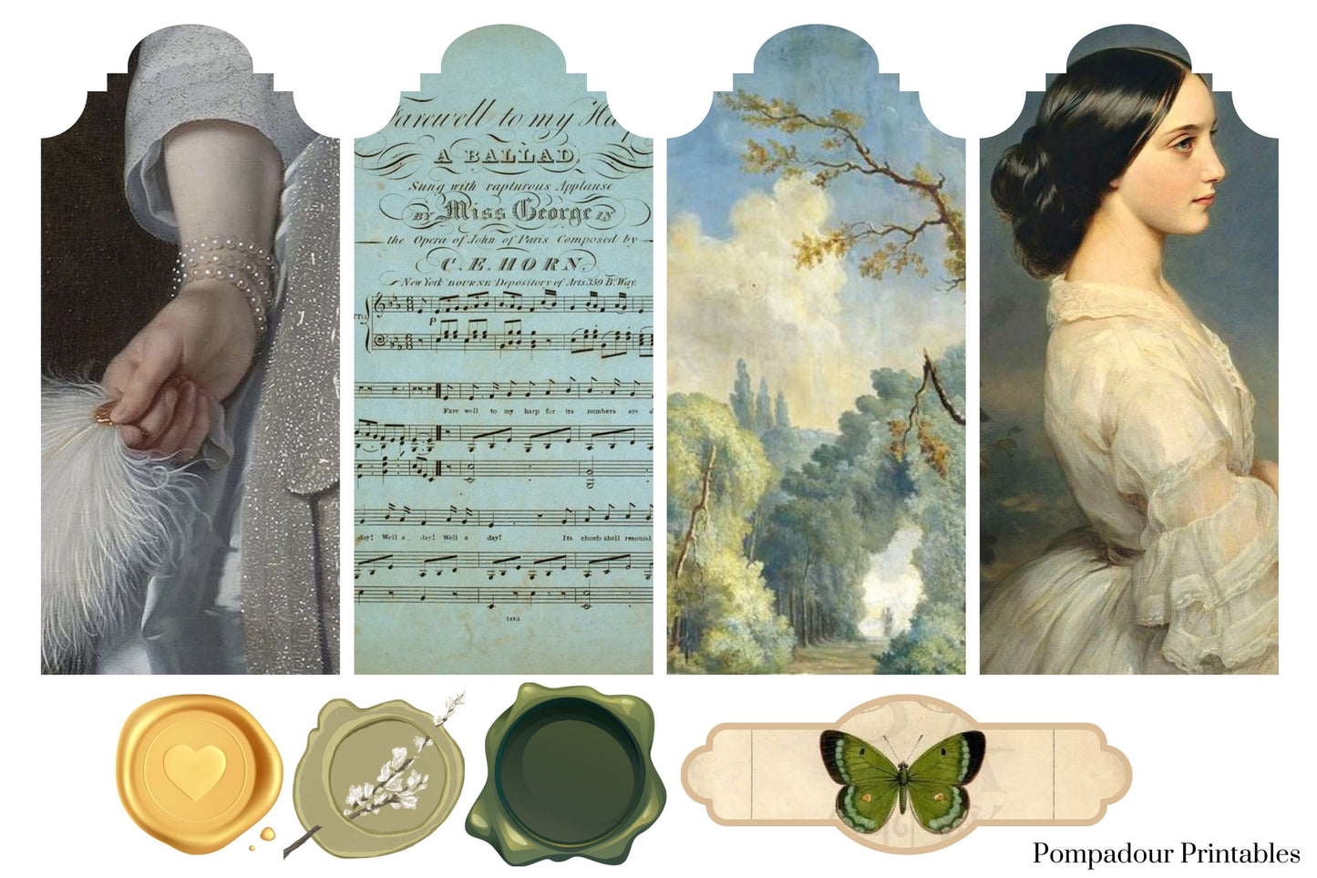 Green Ephemera Kit