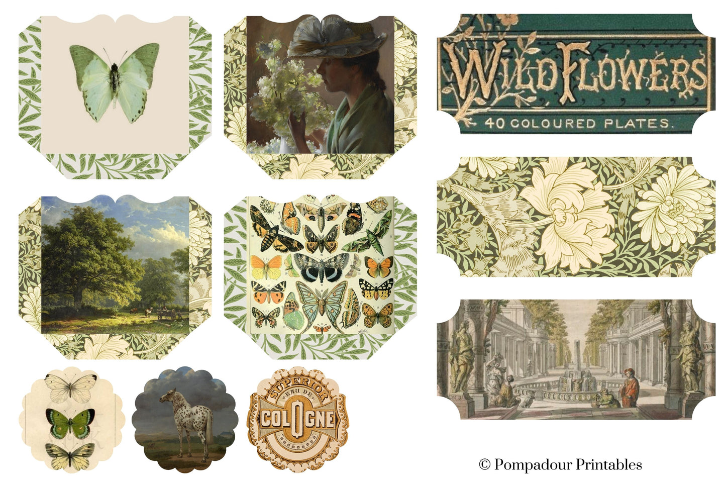 Green Ephemera Kit