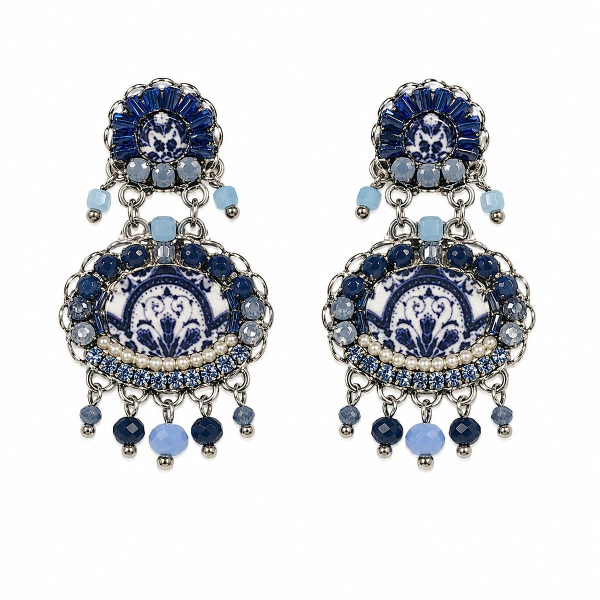 Blue Delft Elegance Earrings