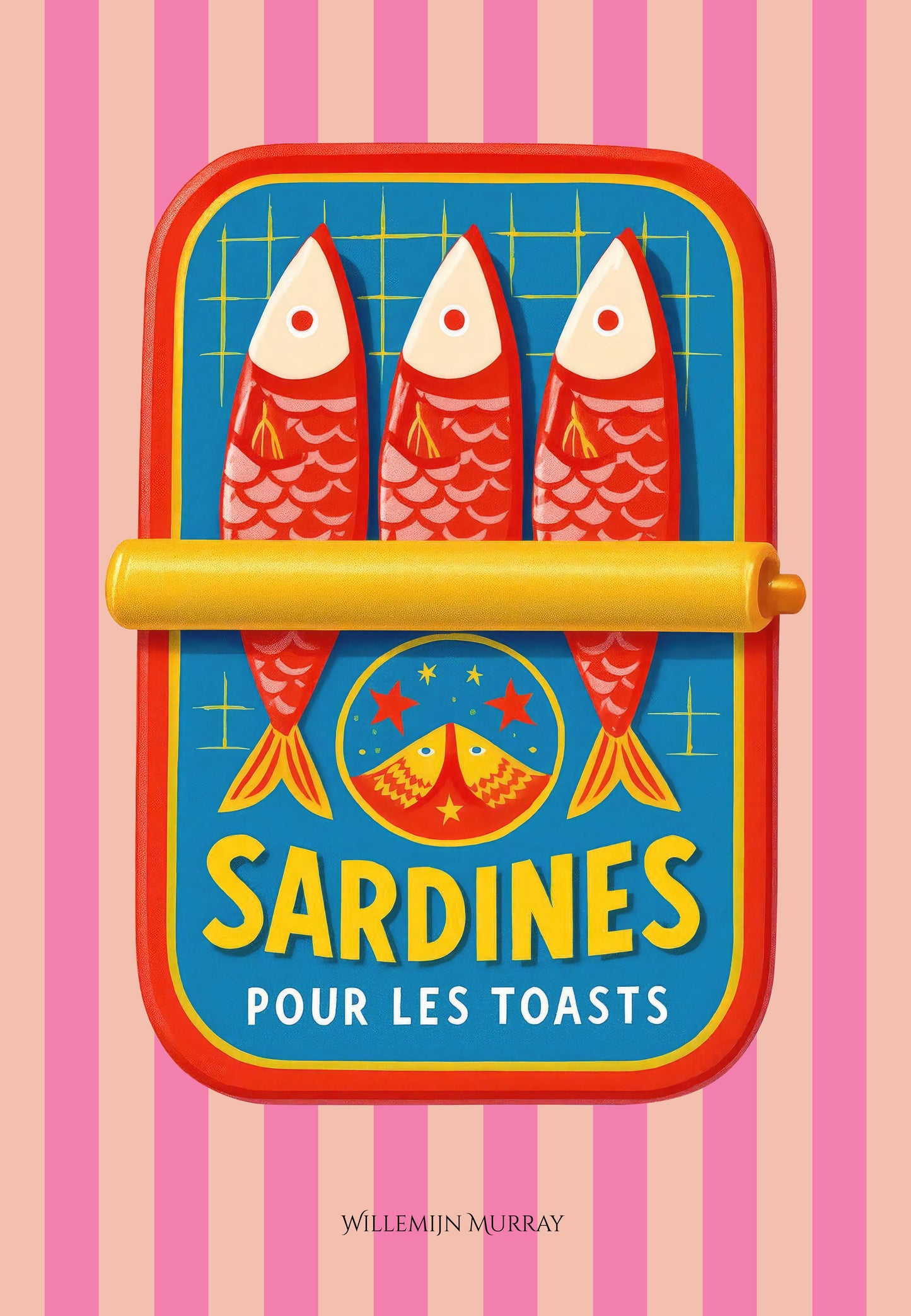 Cotton Tea Towel – 65 × 45 cm, Sardines Tea Towel 10