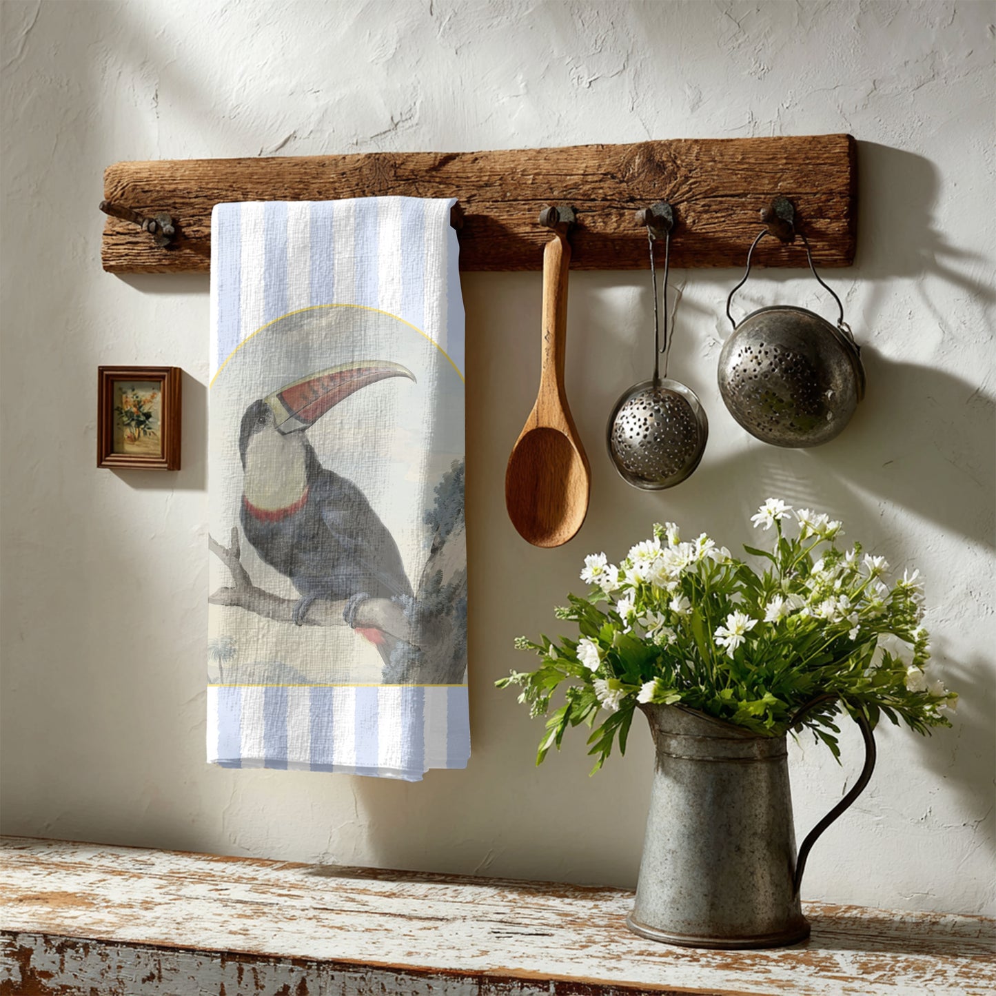 Cotton Tea Towel – 65 × 45 cm, Tea Towel Toucan