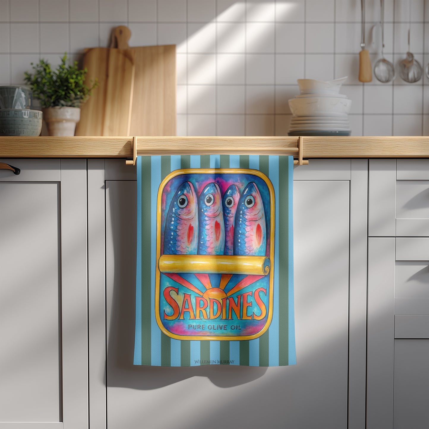 Cotton Tea Towel – 65 × 45 cm, Tea Towel 12