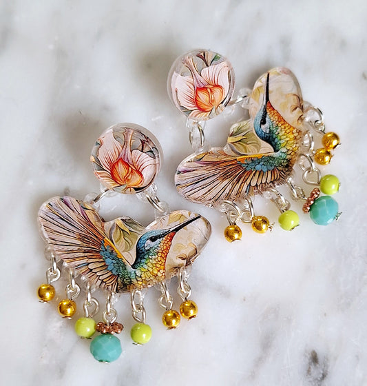 Suikerbekkie butterfly shaped earrings
