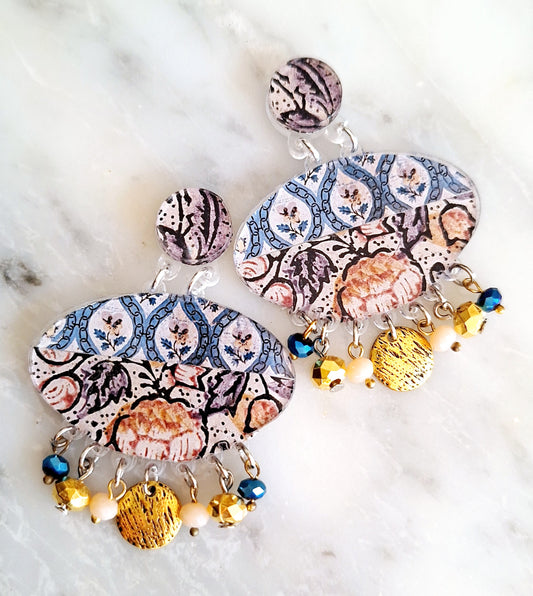 2524 large oval Earrings