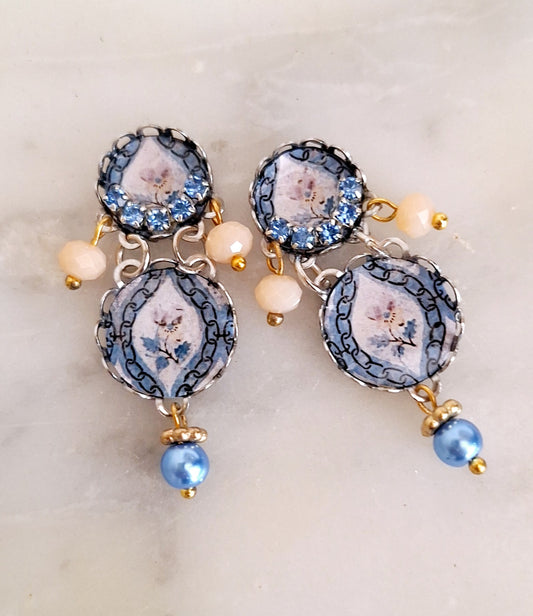2527 Small double earrings
