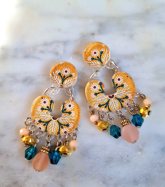 2537 Small double earrings