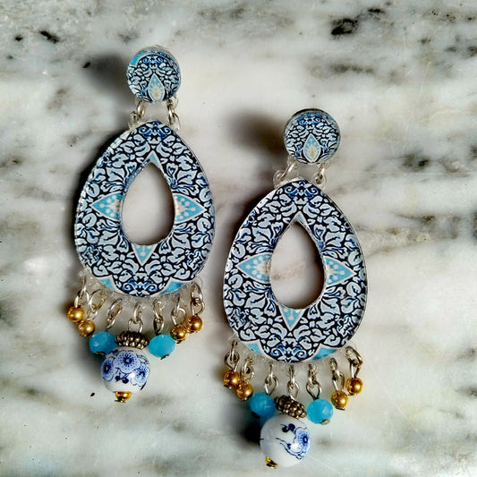 Large Drop Earrings