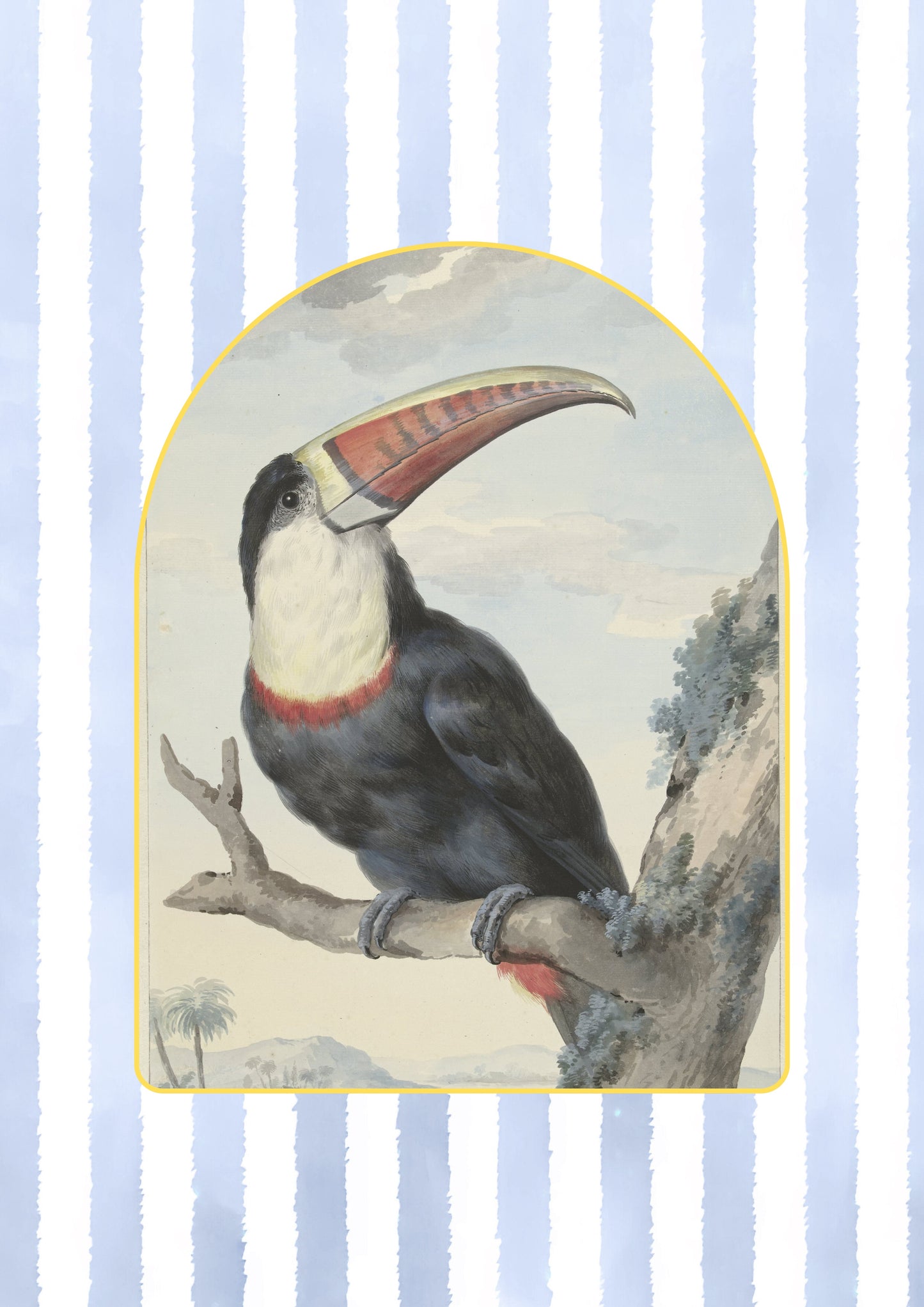 Cotton Tea Towel – 65 × 45 cm, Tea Towel Toucan