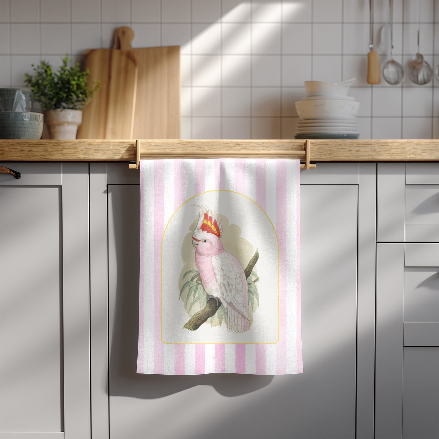 Cotton Tea Towel – 65 × 45 cm Tea Towel Parrot 5