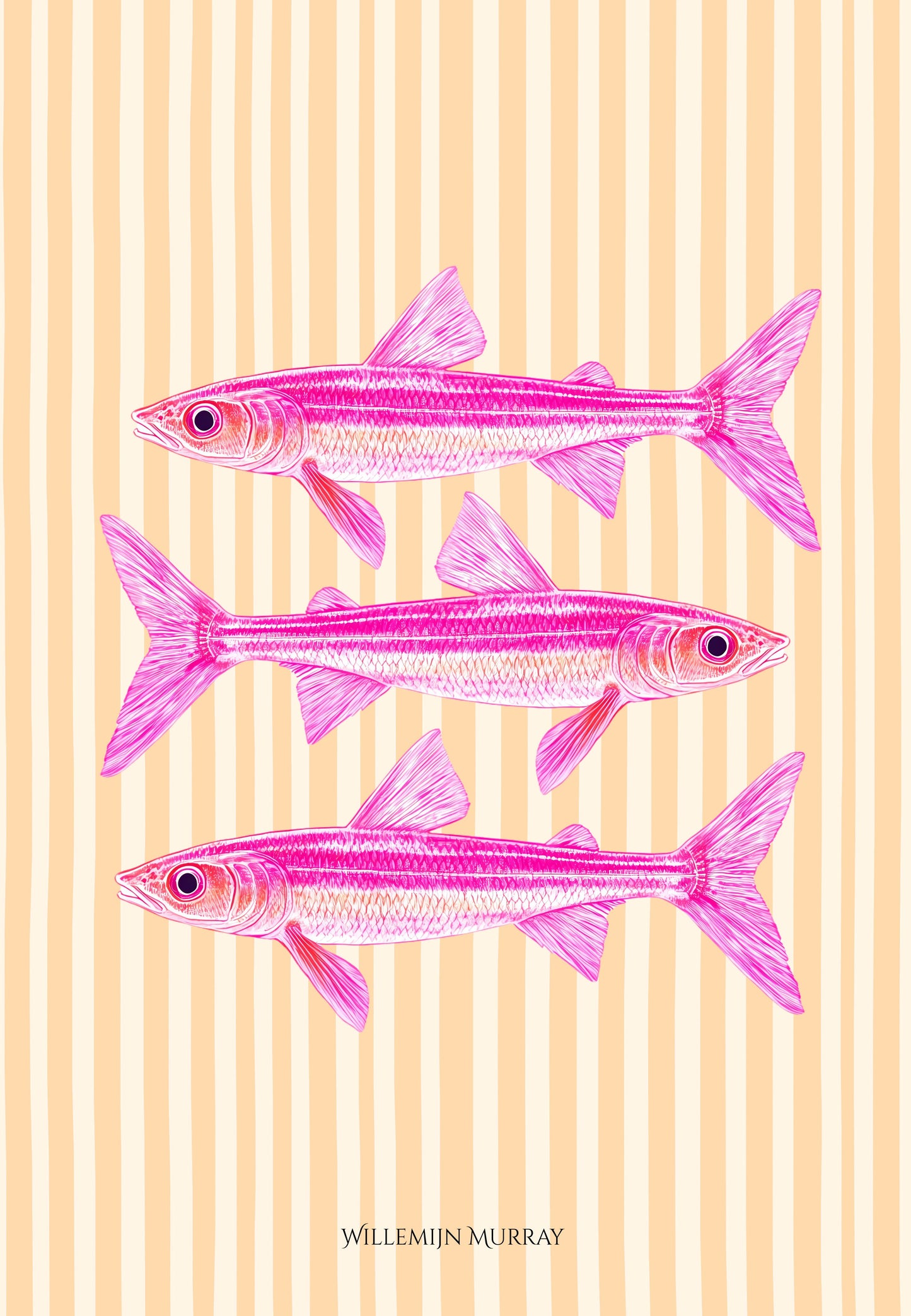 Cotton Tea Towel – 65 × 45 cm, Tea Towel Sardines 5